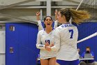 VB vs WSU  Wheaton Women's Volleyball vs Worcester State University. - Photo by Keith Nordstrom : Wheaton, Volleyball